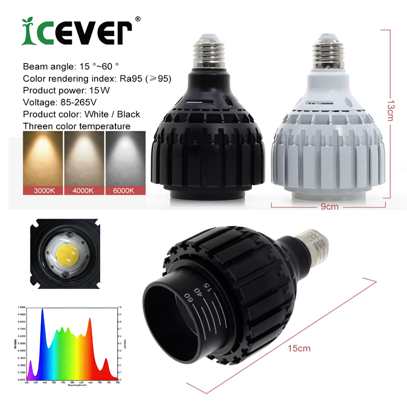 UV indoor led plant grow lamp E26 E27