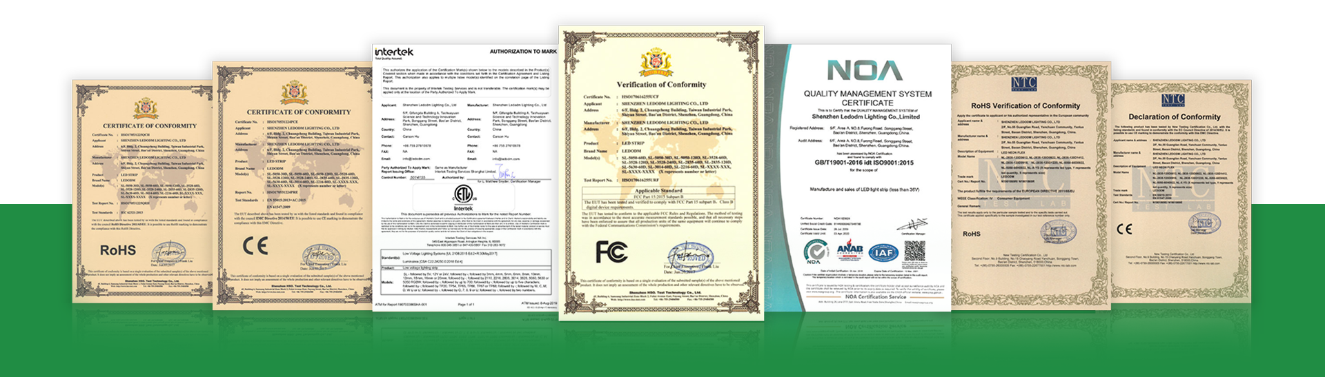 Certificates