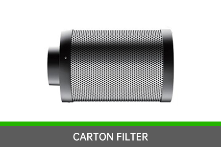 Carton filter